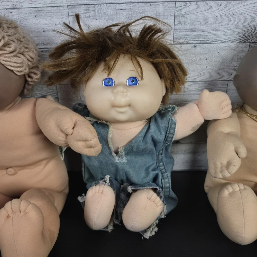 Set Of 3 Vintage Cabbage Patch Kids Doll 1978 1982 VTG Dolls‎ Lot Of 3